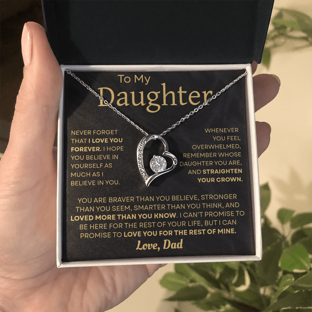 To My Daughter Necklace – Heartfelt Gift from Dad to Daughter