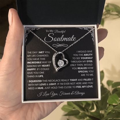 My Wife Necklace From Husband, Gifts for Fiancee Women, Soulmate Gifts for Her