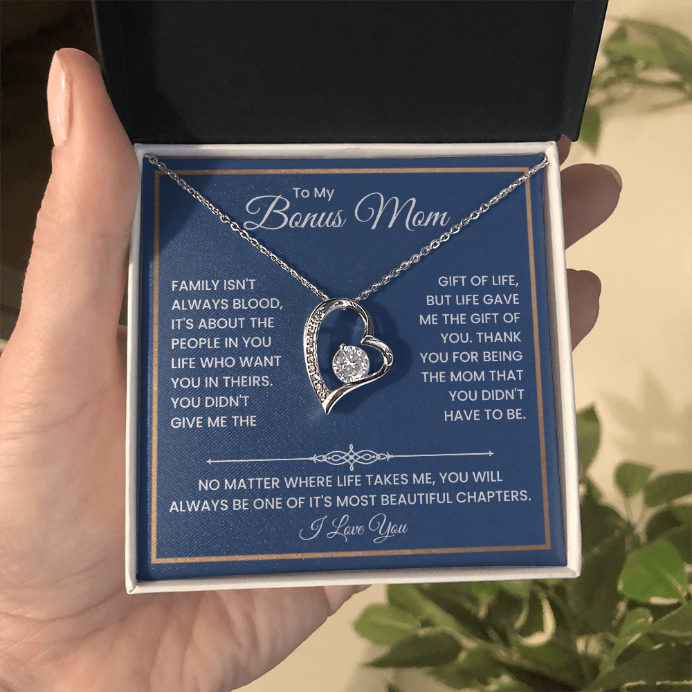 Mother's Day Jewelry Gift for Step Mom From Son or Daughter