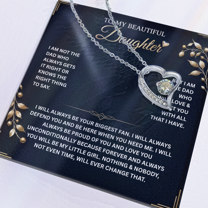 Daughter Jewelry Gift – Inspirational Necklace from Mom or Dad