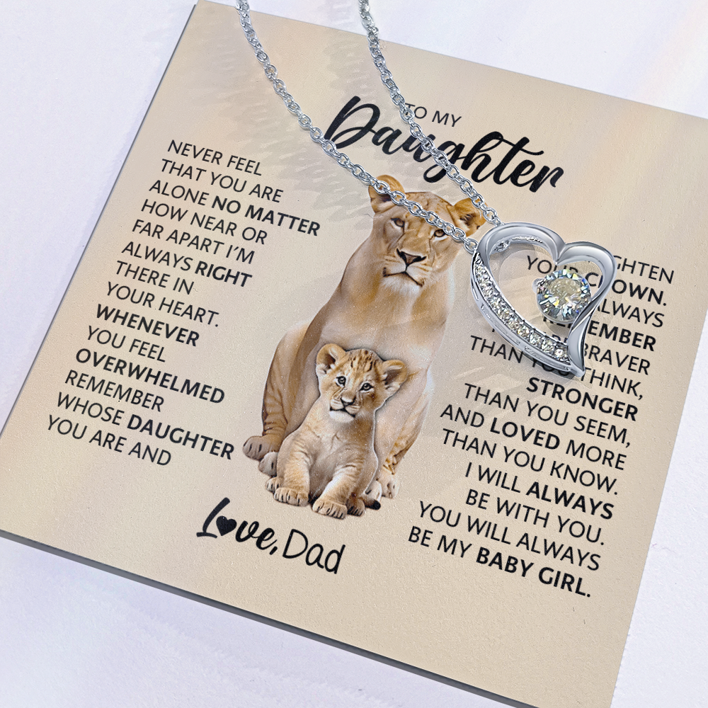 To My Adult Daughter Necklace | Meaningful Gift for Daughter from Dad