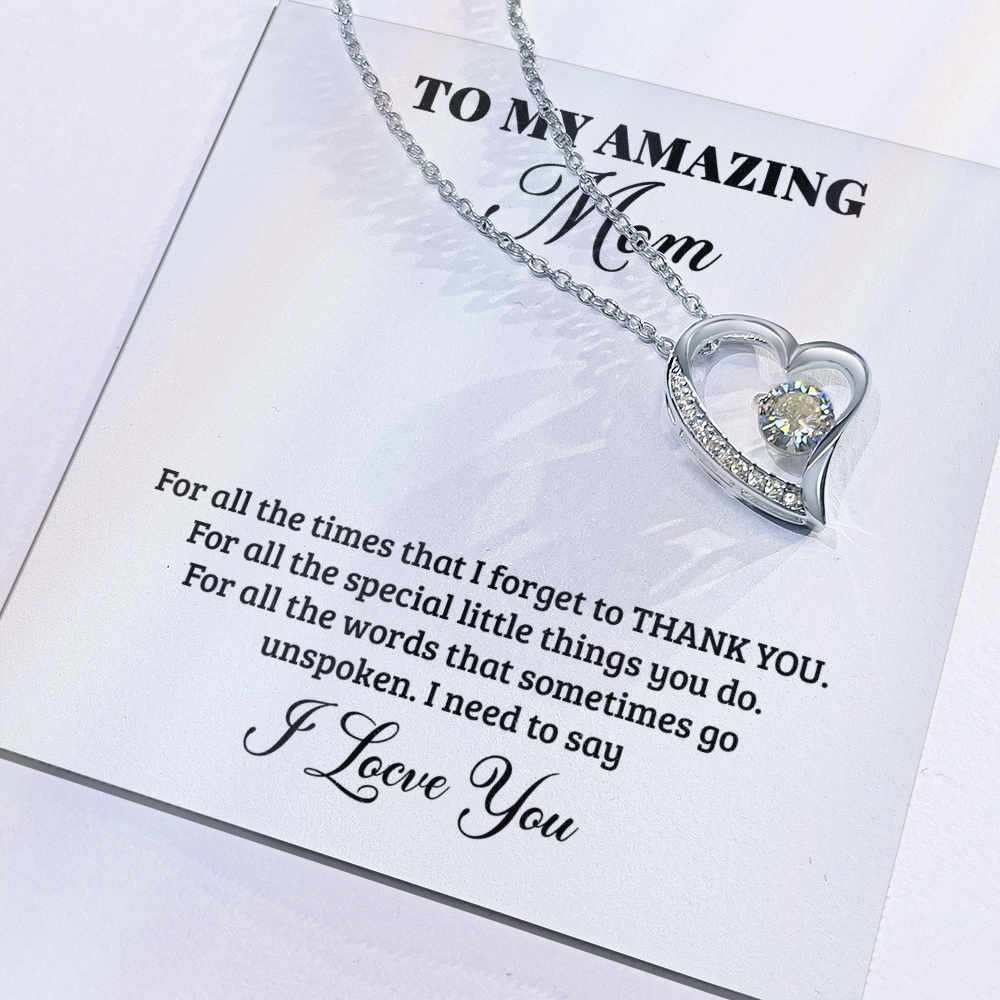 To My Mom Gift from Son | Best Selling Mother's Day 2026 Strength and Love Necklace