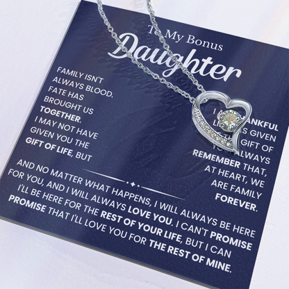 To My Beautiful Daughter-In-Law Necklace From Mommy, Perfect For Birthday, Christmas