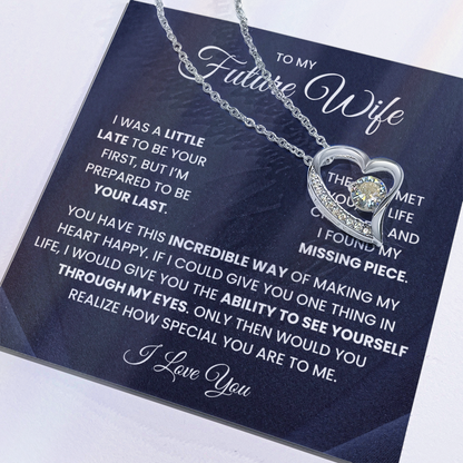 To My Future Wife Necklace – Wedding Gift for Bride