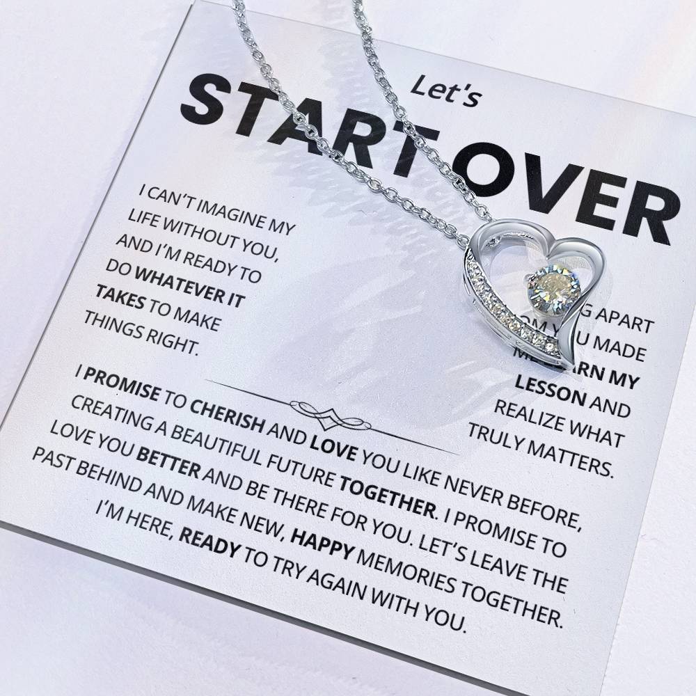 To My Soulmate Necklace - Start Over Gifts For Her