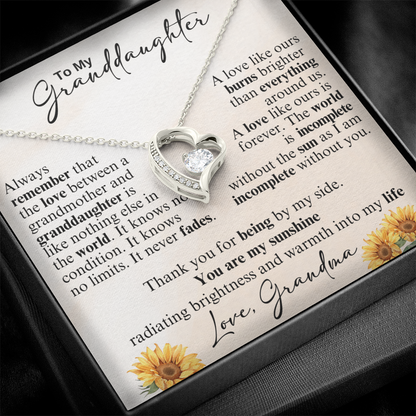 To My Beautiful Granddaughter - Never Stop Believing in Yourself