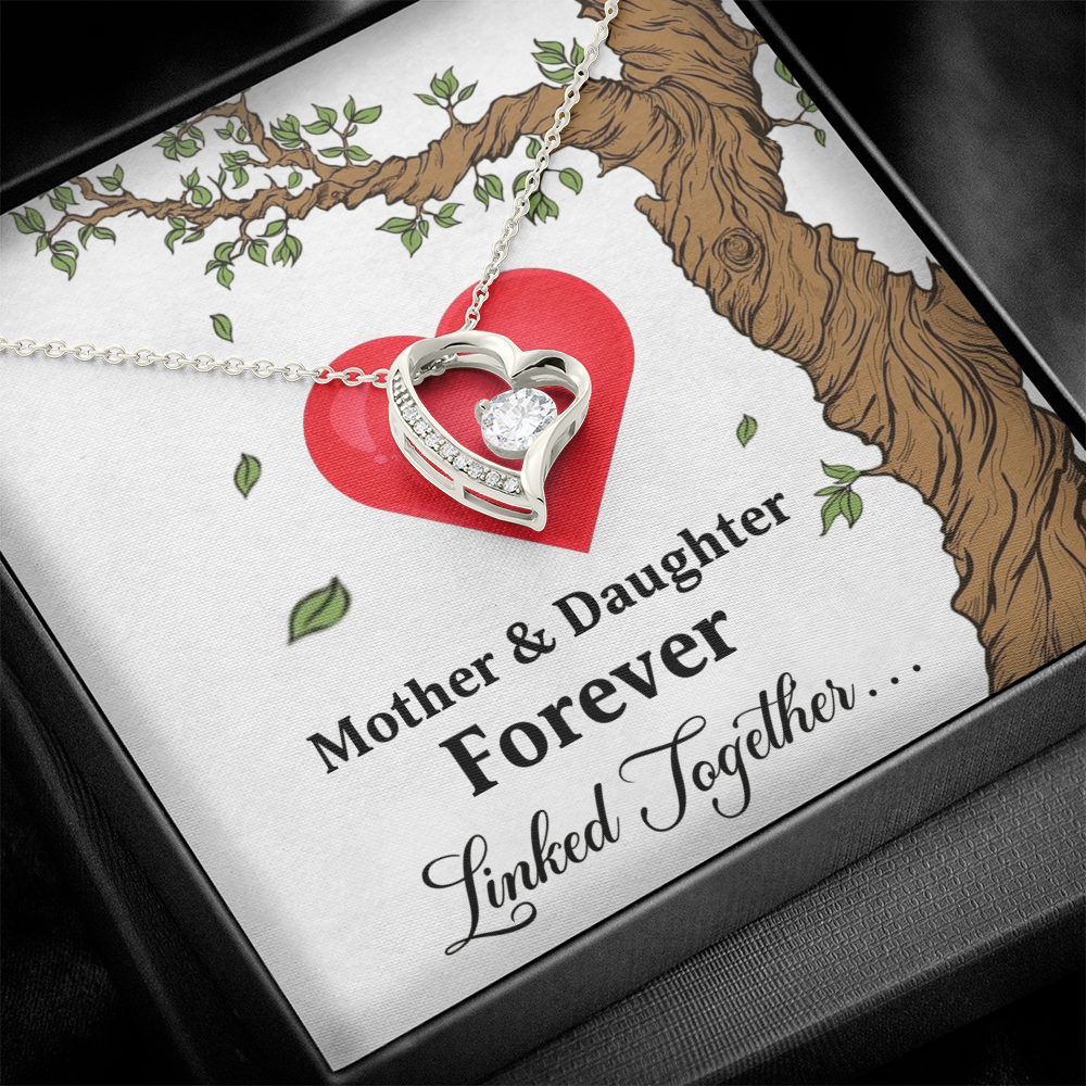 To My Beautiful Mom - You're My Universe! Forever Love Necklace