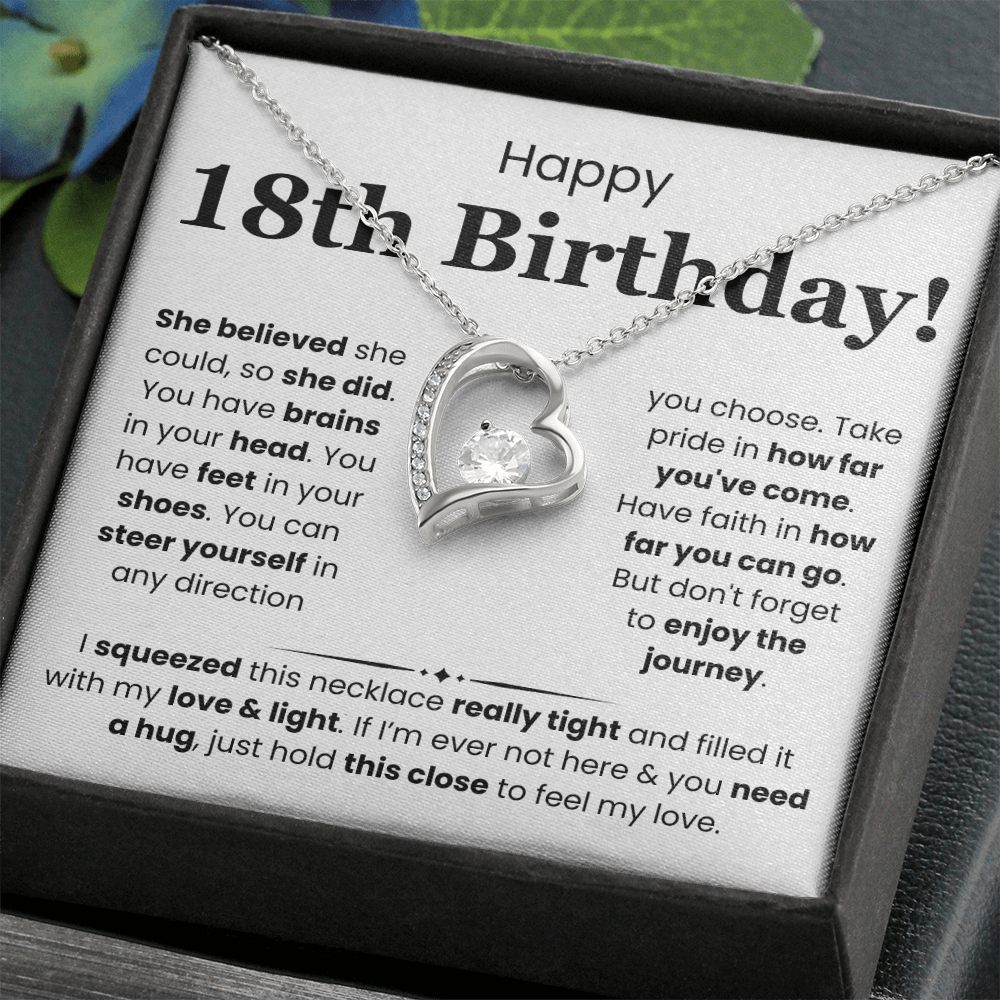 18th Birthday Necklace for Her – Heartfelt Milestone Gift