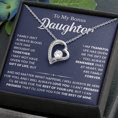 To My Beautiful Daughter-In-Law Necklace From Mommy, Perfect For Birthday, Christmas