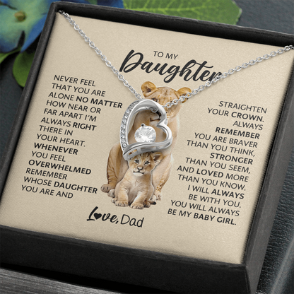 To My Adult Daughter Necklace | Meaningful Gift for Daughter from Dad