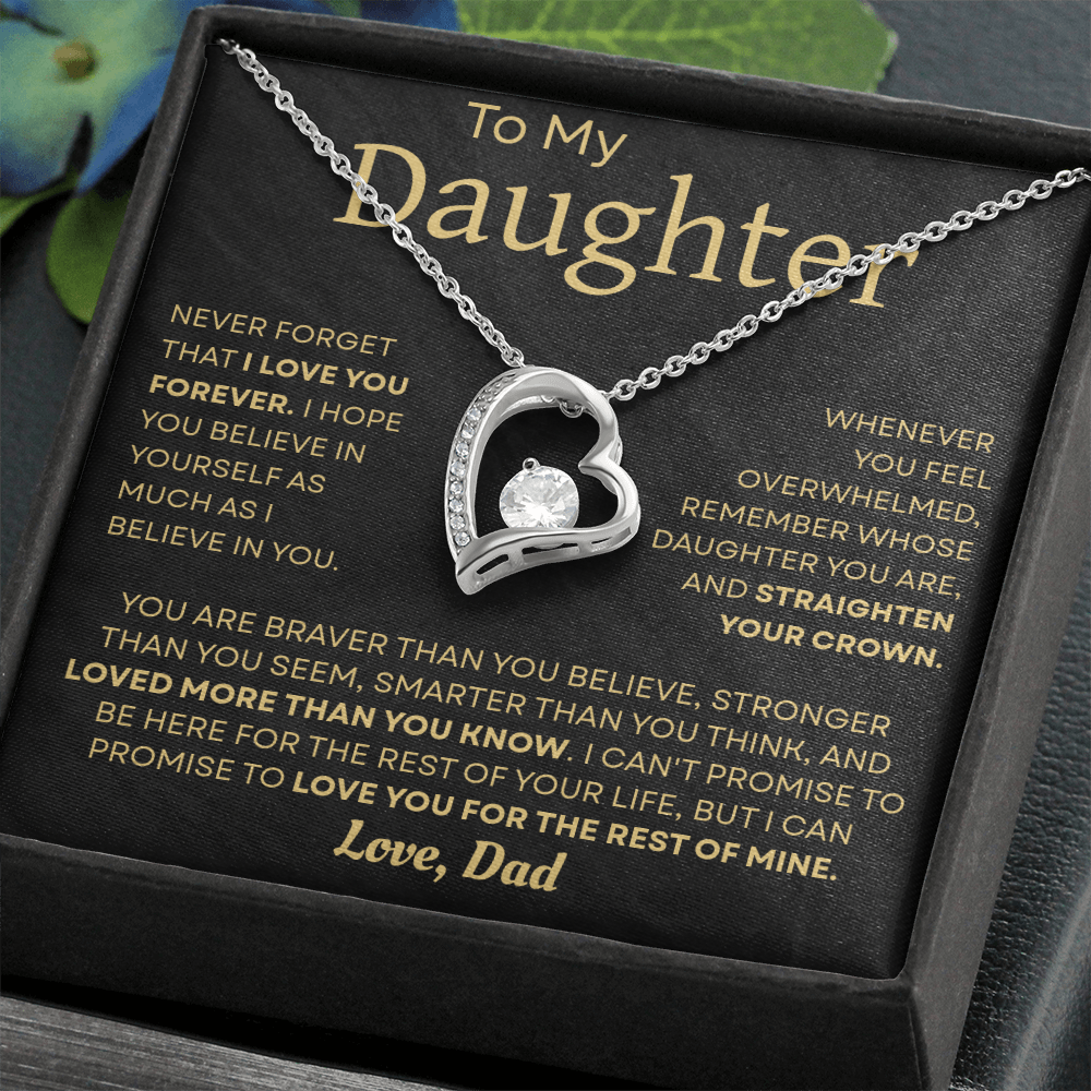 To My Daughter Necklace – Heartfelt Gift from Dad to Daughter