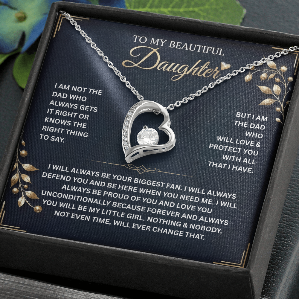Daughter Jewelry Gift – Inspirational Necklace from Mom or Dad