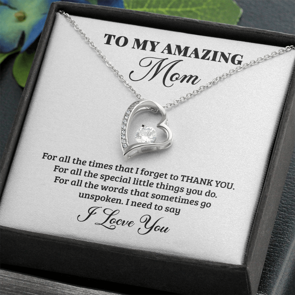 To My Mom Gift from Son | Best Selling Mother's Day 2026 Strength and Love Necklace