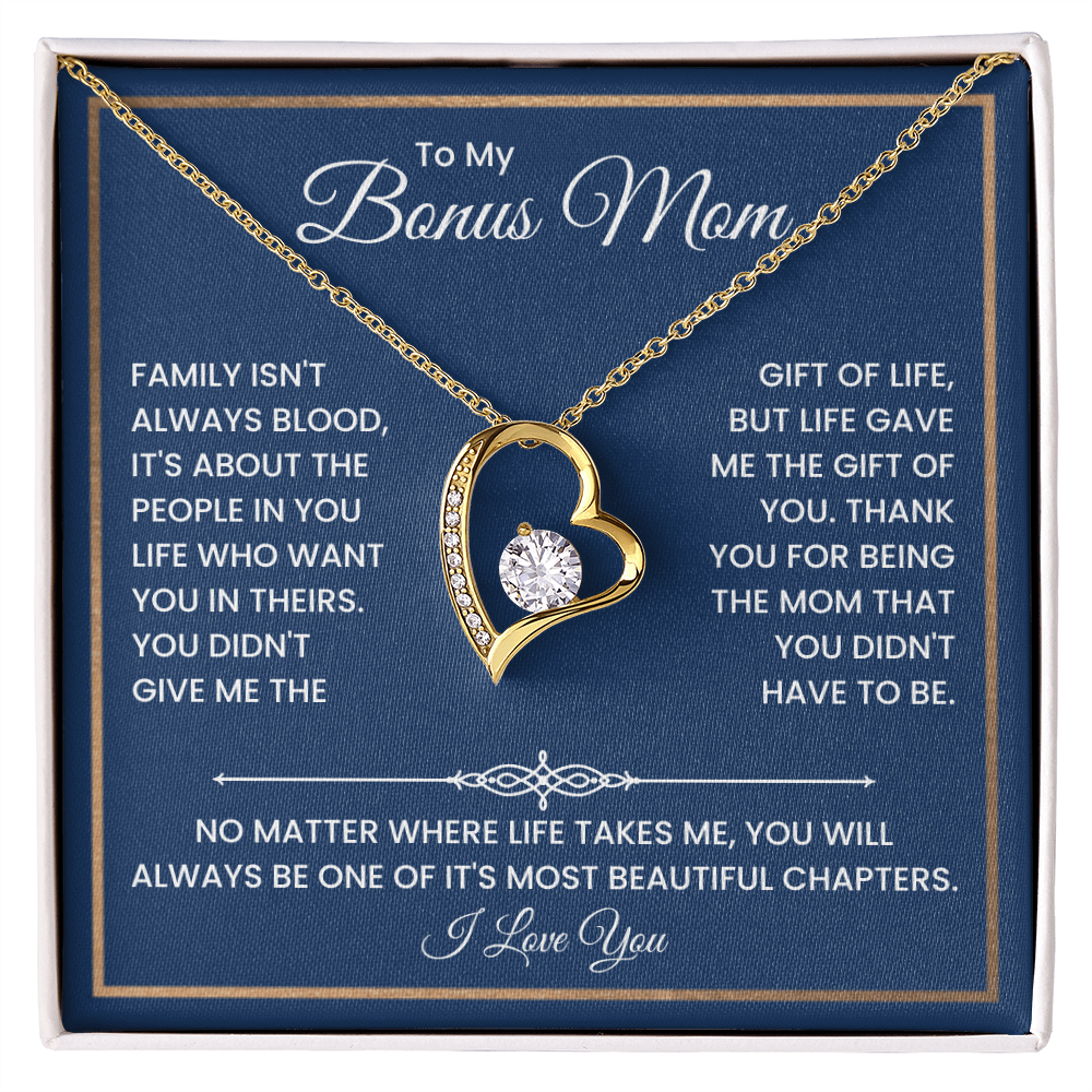 Mother's Day Jewelry Gift for Step Mom From Son or Daughter