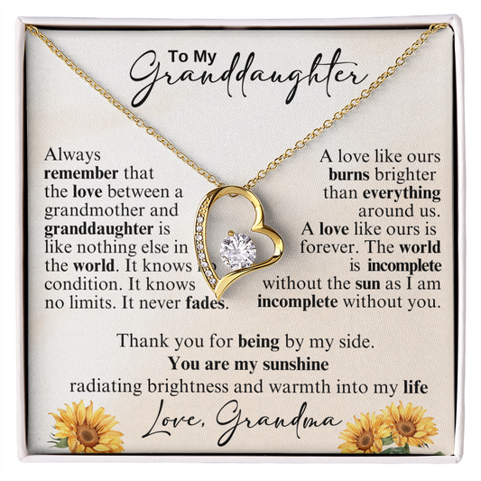 To My Beautiful Granddaughter - Never Stop Believing in Yourself