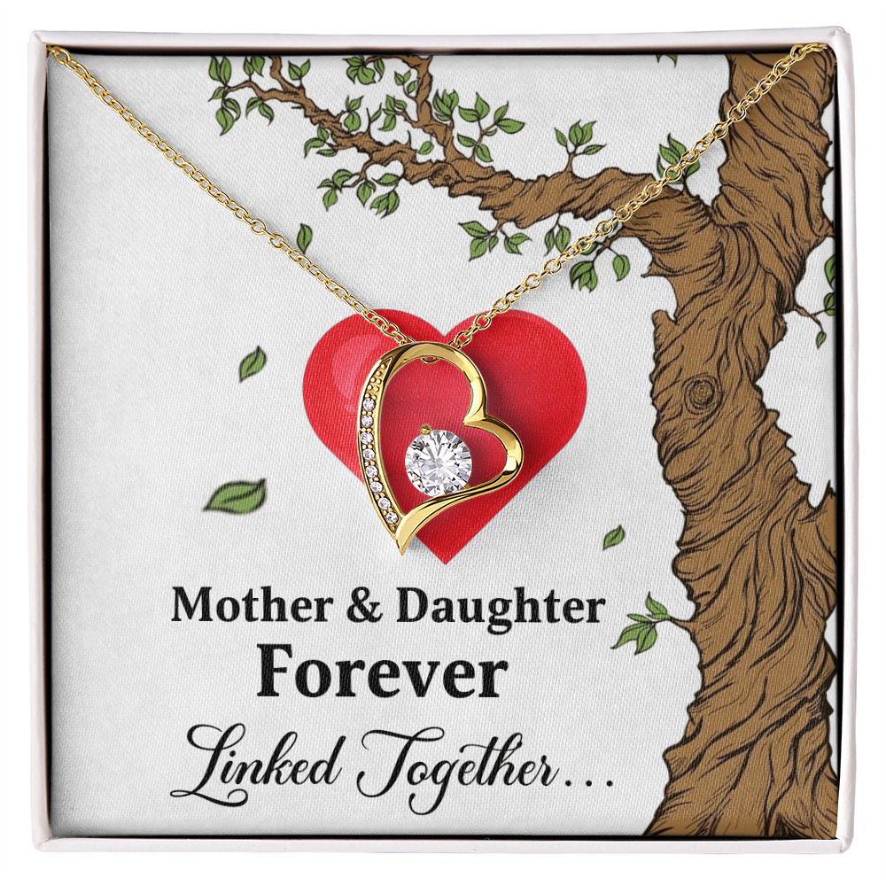 To My Beautiful Mom - You're My Universe! Forever Love Necklace