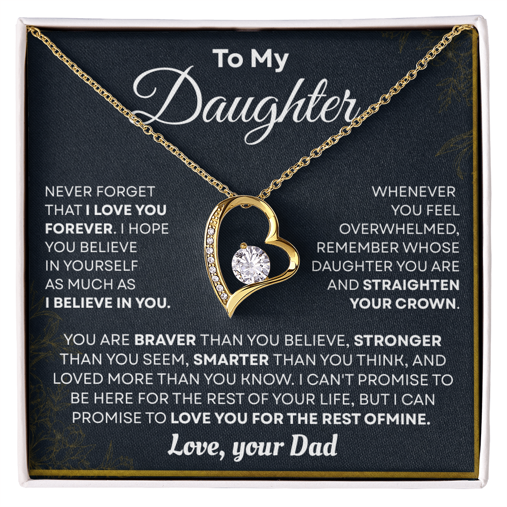 For My Daughter from Dad – A Meaningful Keepsake for Birthday, Christmas & Graduation