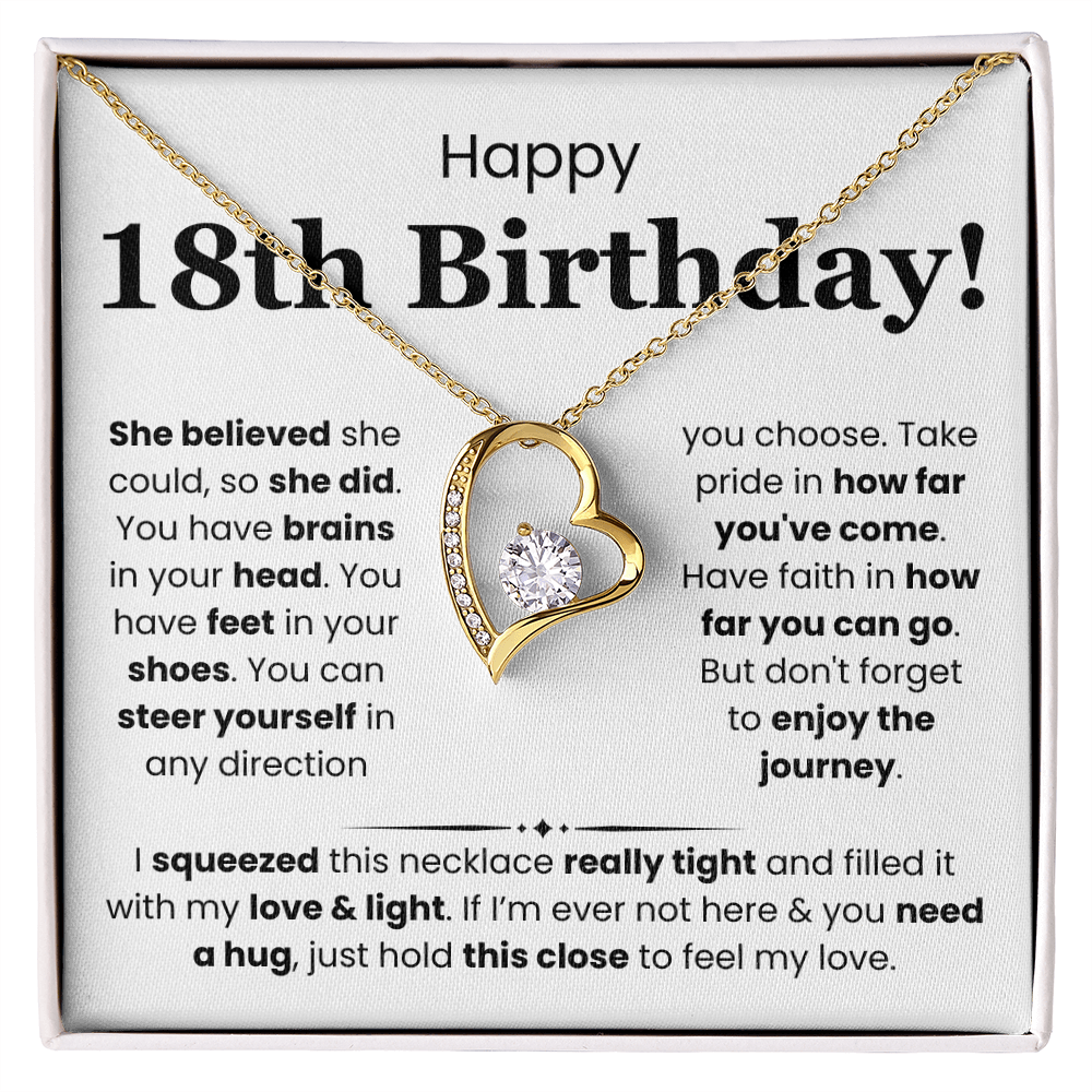 18th Birthday Necklace for Her – Heartfelt Milestone Gift