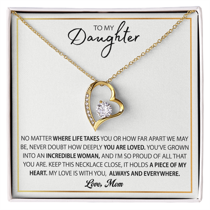 Daughter Necklace – You've Grown Into an Incredible Woman – Forever Love