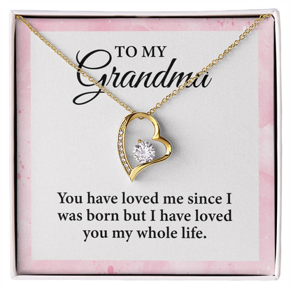 To My Grandma - I Have Loved You in My Whole Life, Necklace Gift for Her