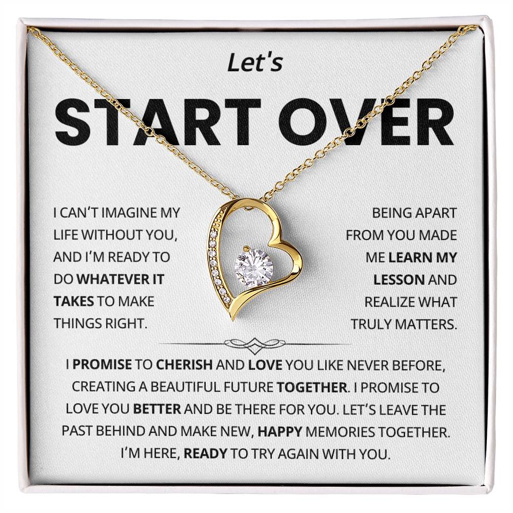 To My Soulmate Necklace - Start Over Gifts For Her