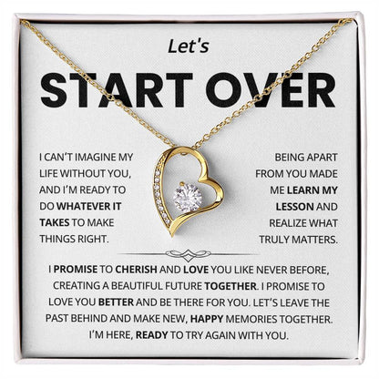 To My Soulmate Necklace - Start Over Gifts For Her