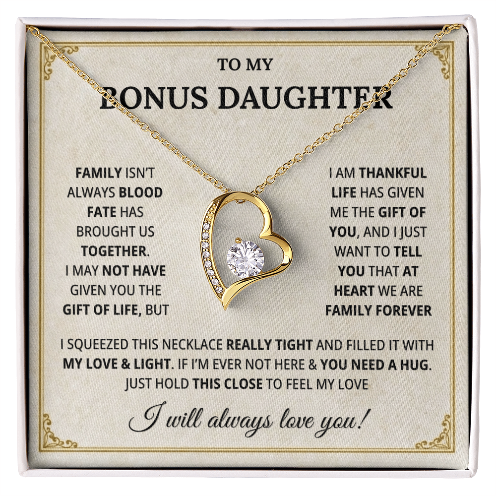 Jewelry Gifts for Stepdaughter at Wedding, Necklaces for Stepdaughter From Stepdad