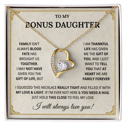 Jewelry Gifts for Stepdaughter at Wedding, Necklaces for Stepdaughter From Stepdad