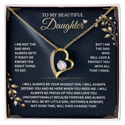 Daughter Jewelry Gift – Inspirational Necklace from Mom or Dad