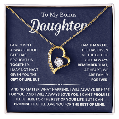 To My Beautiful Daughter-In-Law Necklace From Mommy, Perfect For Birthday, Christmas