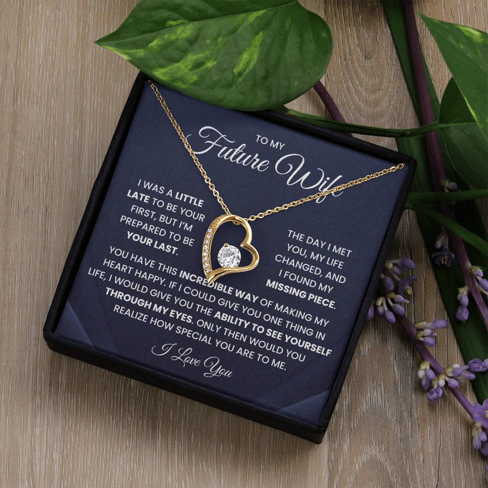 To My Future Wife Necklace – Wedding Gift for Bride