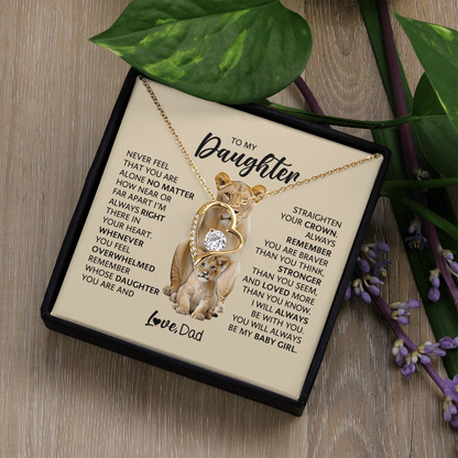 To My Adult Daughter Necklace | Meaningful Gift for Daughter from Dad