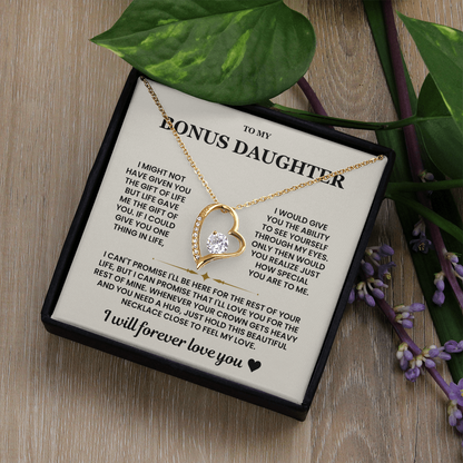 Bonus Daughter Gifts From Stepdad Stepmom With Heartfelt Message & Gift Box