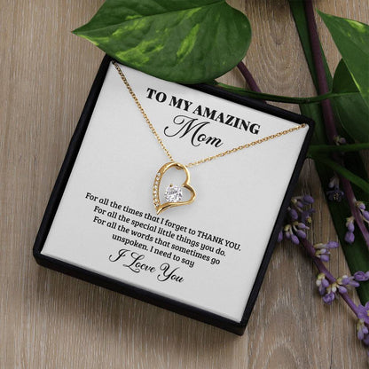 To My Mom Gift from Son | Best Selling Mother's Day 2026 Strength and Love Necklace