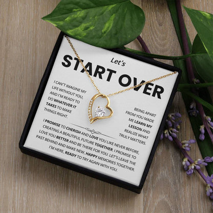 To My Soulmate Necklace - Start Over Gifts For Her