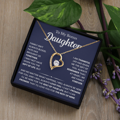 To My Beautiful Daughter-In-Law Necklace From Mommy, Perfect For Birthday, Christmas