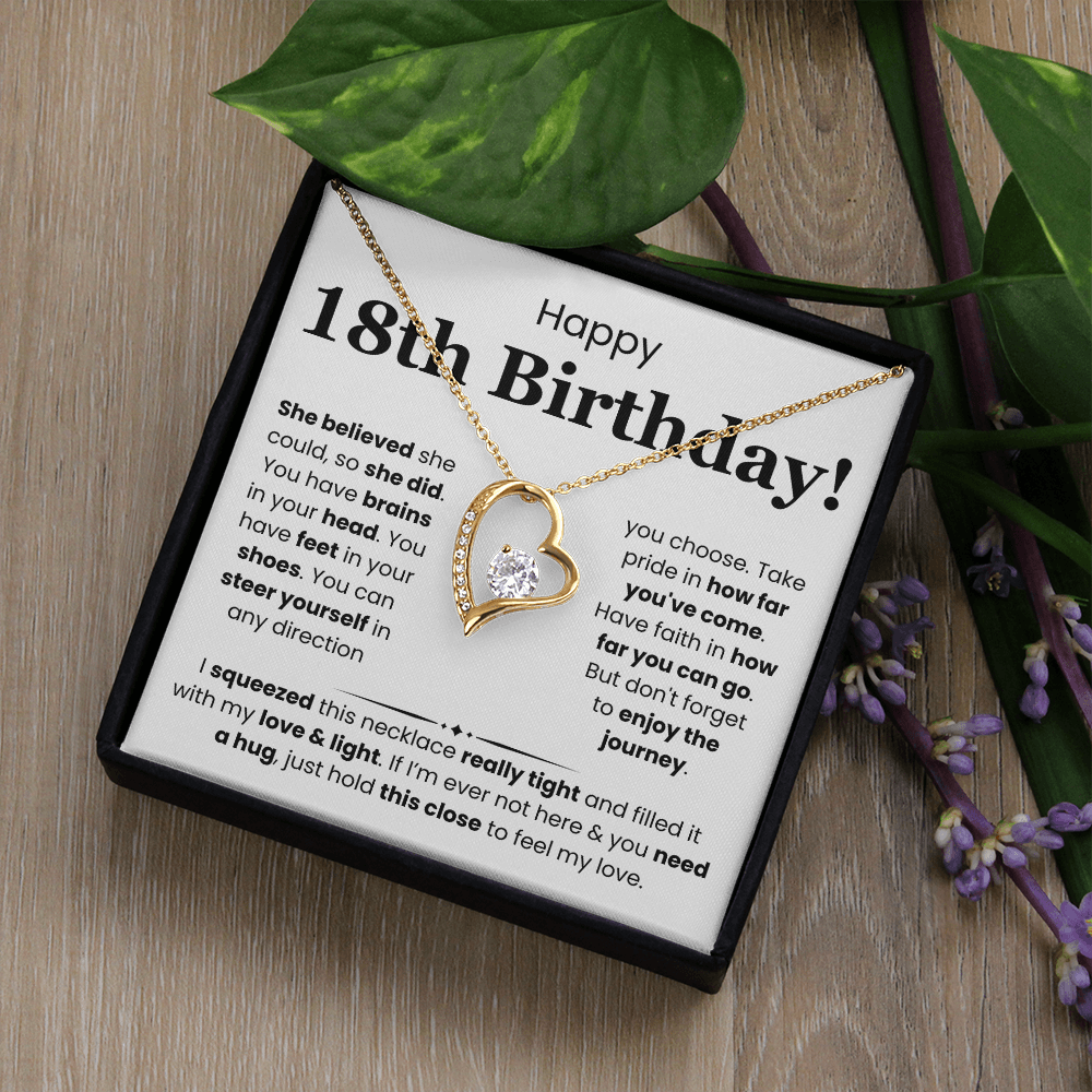 18th Birthday Necklace for Her – Heartfelt Milestone Gift