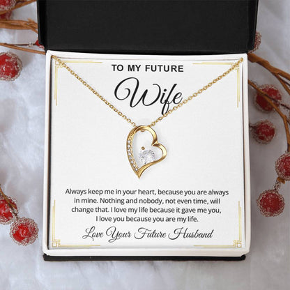 To My Future Wife Necklace – Romantic Promise Jewelry for Fiancée & Soulmate