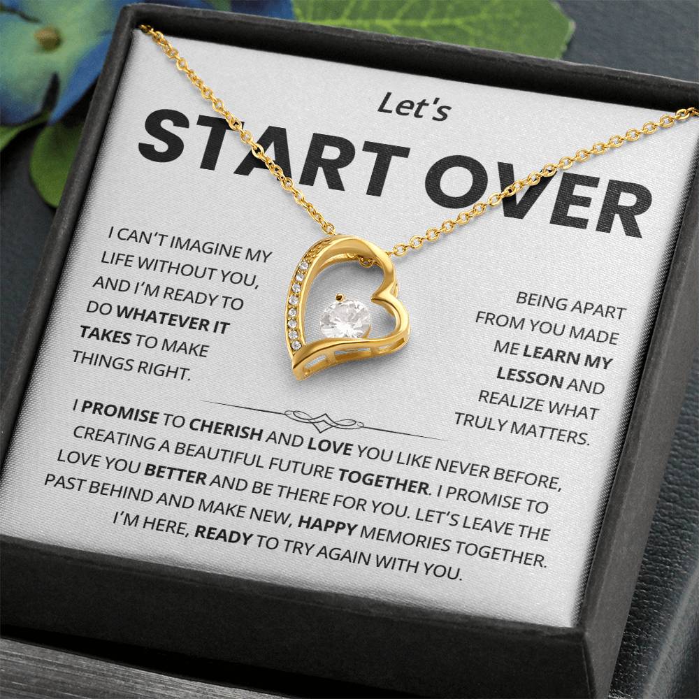To My Soulmate Necklace - Start Over Gifts For Her