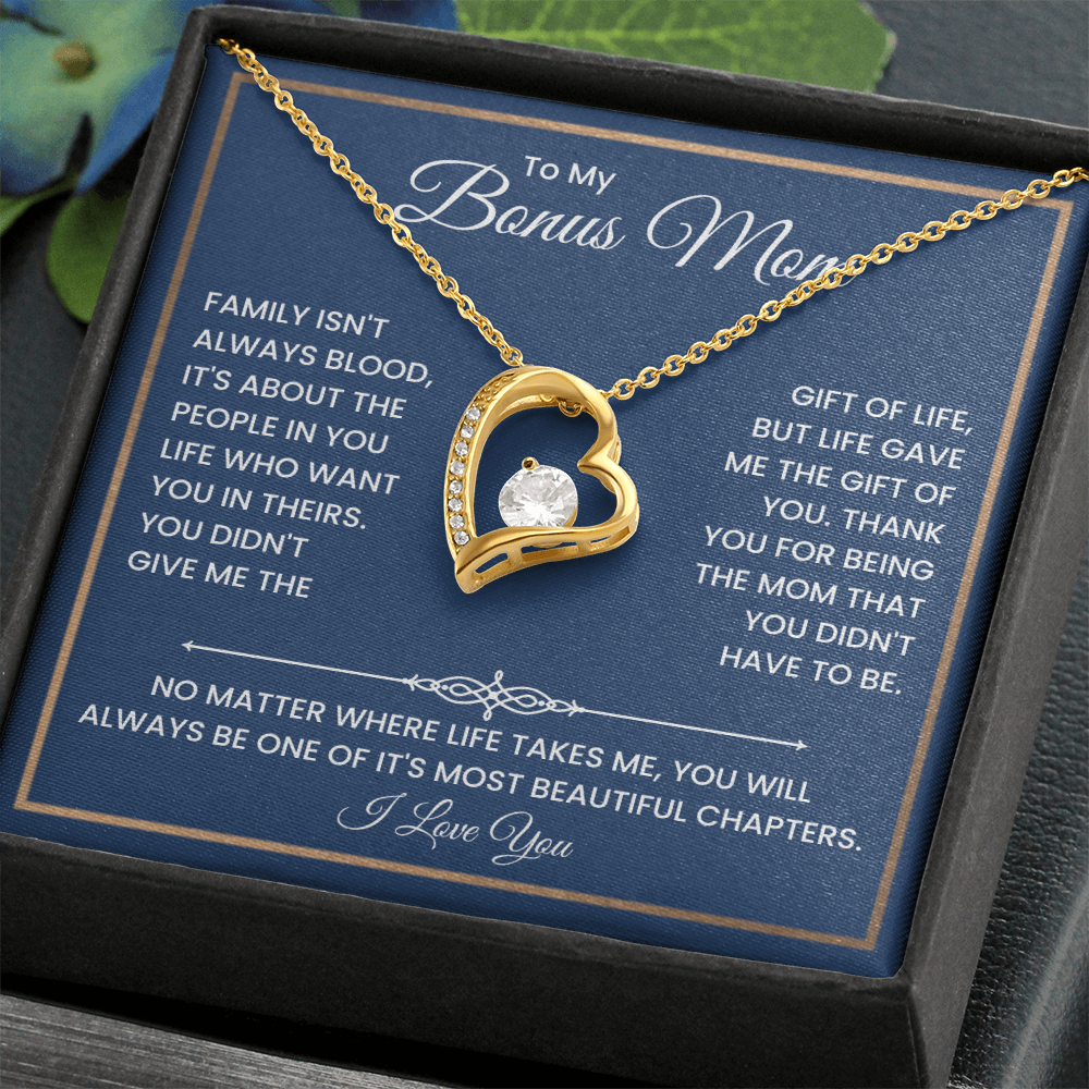 Mother's Day Jewelry Gift for Step Mom From Son or Daughter