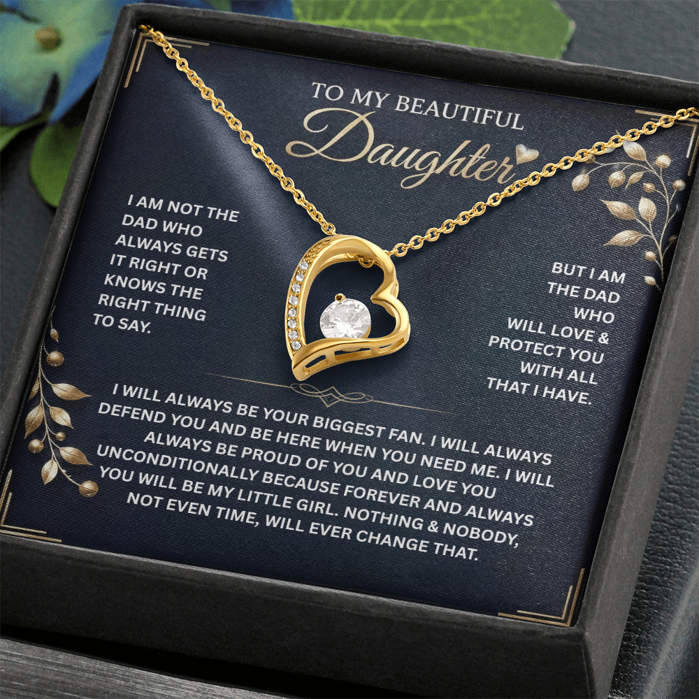 Daughter Jewelry Gift – Inspirational Necklace from Mom or Dad