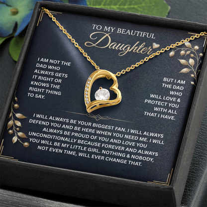 Daughter Jewelry Gift – Inspirational Necklace from Mom or Dad