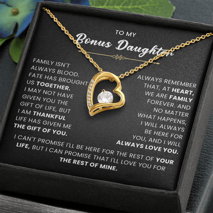 Bonus Daughter Gifts From Stepdad Stepmom With Heartfelt Message & Gift Box