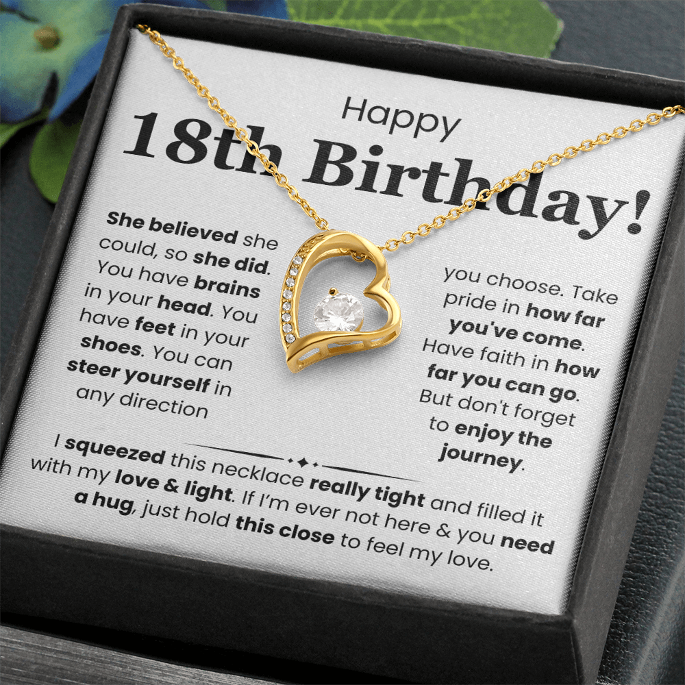 18th Birthday Necklace for Her – Heartfelt Milestone Gift