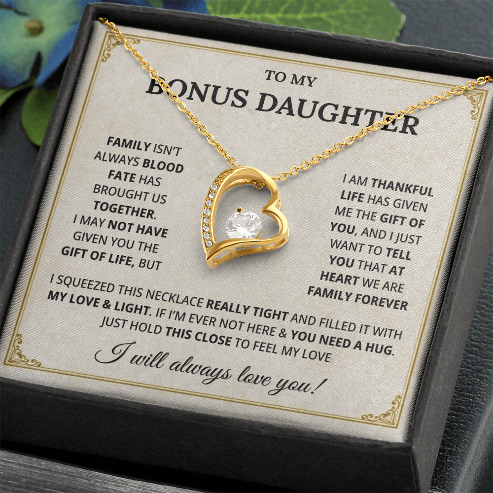 Jewelry Gifts for Stepdaughter at Wedding, Necklaces for Stepdaughter From Stepdad