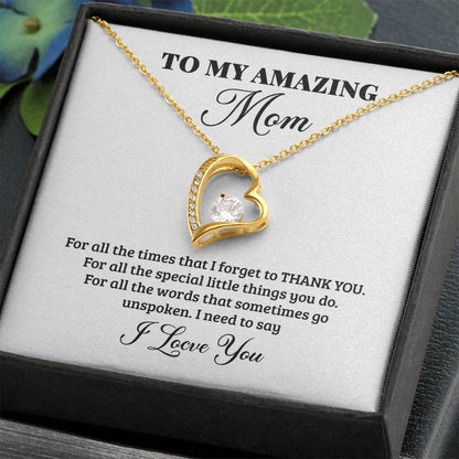 To My Mom Gift from Son | Best Selling Mother's Day 2026 Strength and Love Necklace