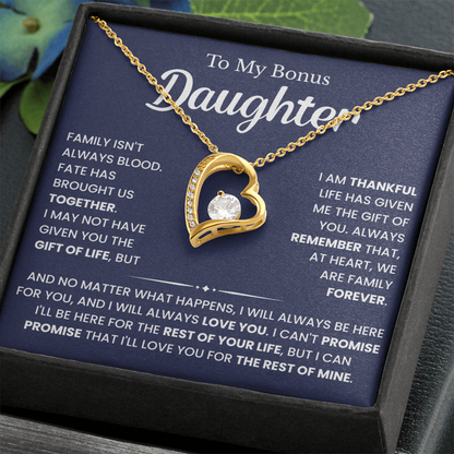 To My Beautiful Daughter-In-Law Necklace From Mommy, Perfect For Birthday, Christmas