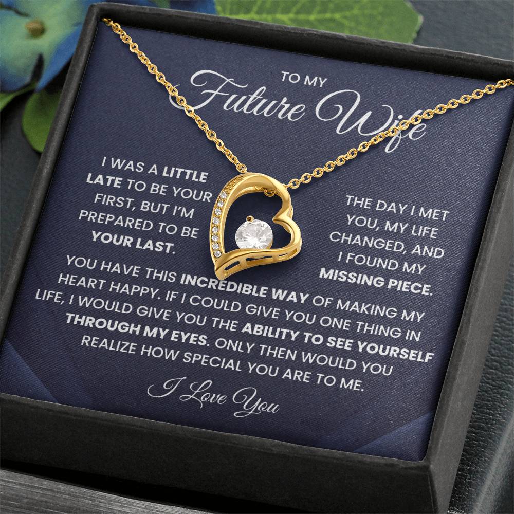 To My Future Wife Necklace – Wedding Gift for Bride