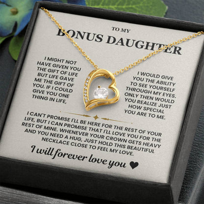Bonus Daughter Gifts From Stepdad Stepmom With Heartfelt Message & Gift Box
