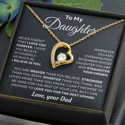 For My Daughter from Dad – A Meaningful Keepsake for Birthday, Christmas & Graduation